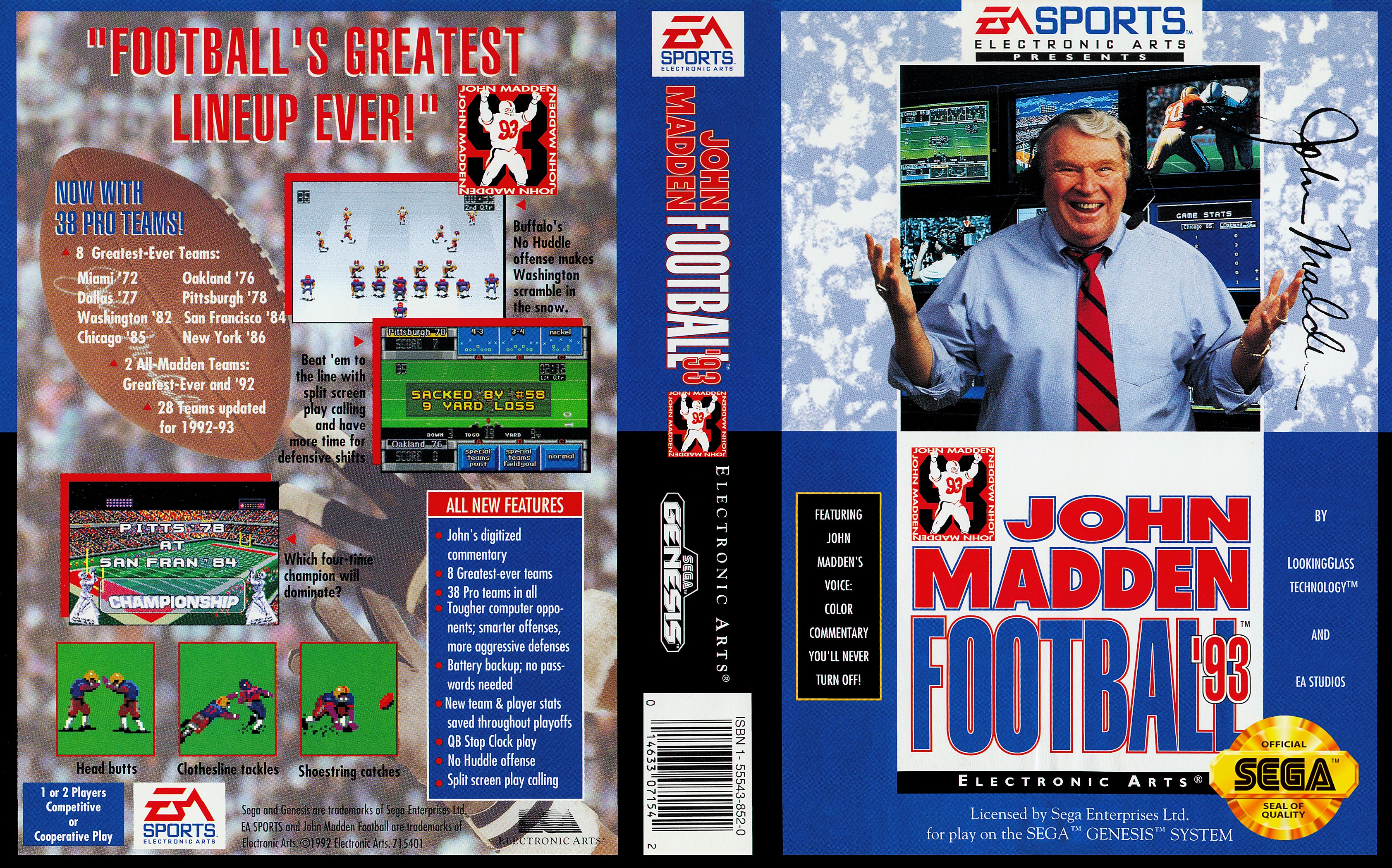 John Madden Football (Sega Genesis)