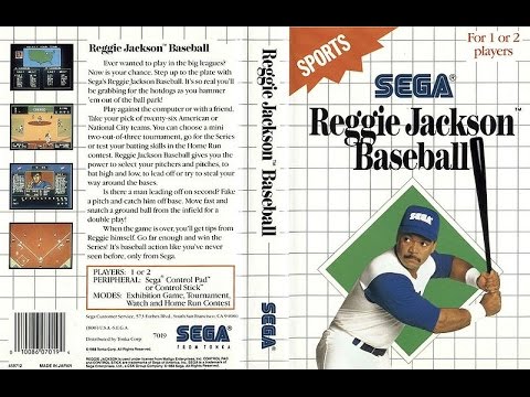 Master System - Reggie Jackson Baseball