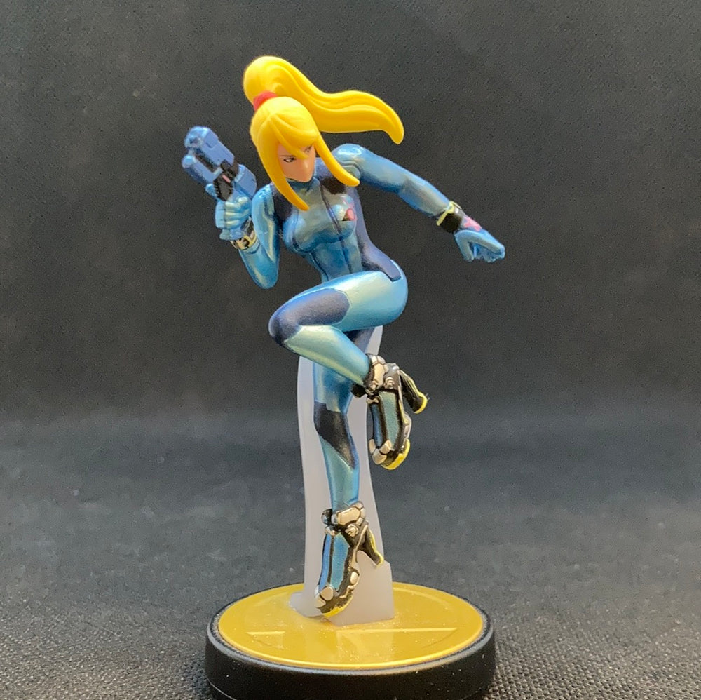 AMIIBO - ZERO SUIT SAMUS [METROID/SMASH BROS] [LOOSE]