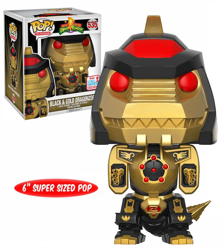 Funko Pop! Black and Gold Dragonzord #535 “Power Rangers”