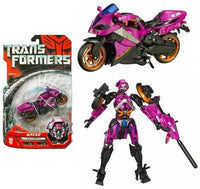 Transformers- 2007 “Transformers: The Movie” Autobot Arcee (Automorph Technology) Deluxe Class Poseable Action Figure [New/Sealed]
