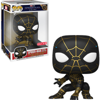 Funko Pop! Jumbo Spider-Man (Black and Gold Suit) “Spider-Man no way home”