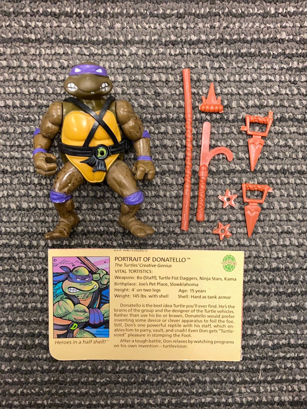 1988 Teenage Mutant Ninja Turtles Donatello (TMNT-3II)