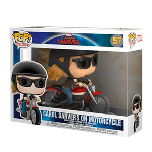 Funko Pop! Carol Danvers on motorcycle #57 “Captain Marvel”