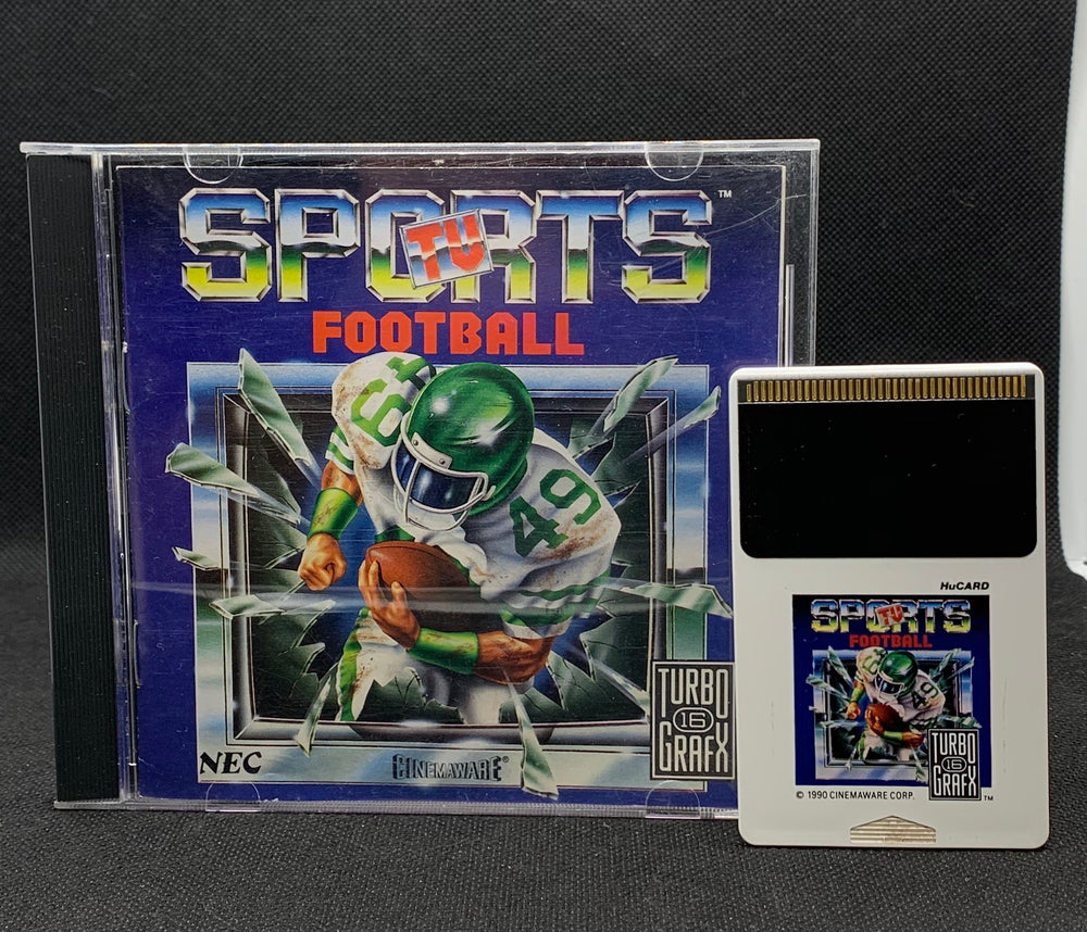 TURBOGRAFX 16 - TV SPORTS FOOTBALL [HUCARD IN CASE]