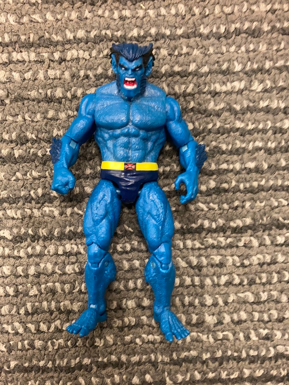 Marvel universe 3.75 beast (blue variant)