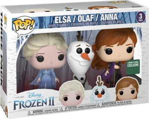 Funko Pop! Frozen 2: Elsa, Olaf, Anna 3 Pack