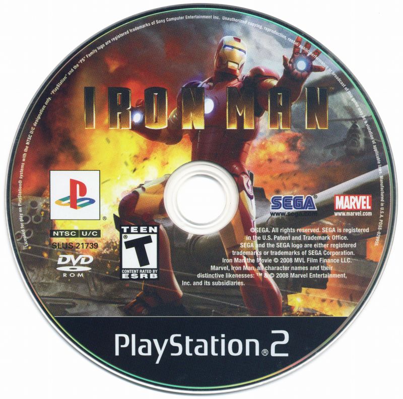 Playstation 2 - Iron Man {DISC ONLY}