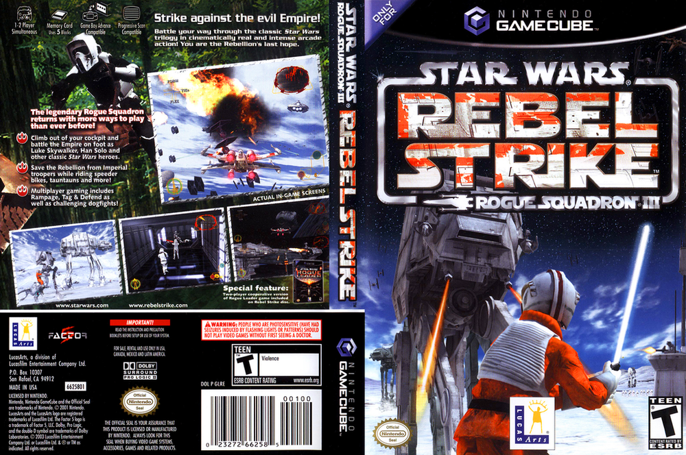 Gamecube - Star Wars Rogue Squadron 3: Rebel Strike [CIB]
