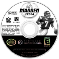 Gamecube - Madden 2004