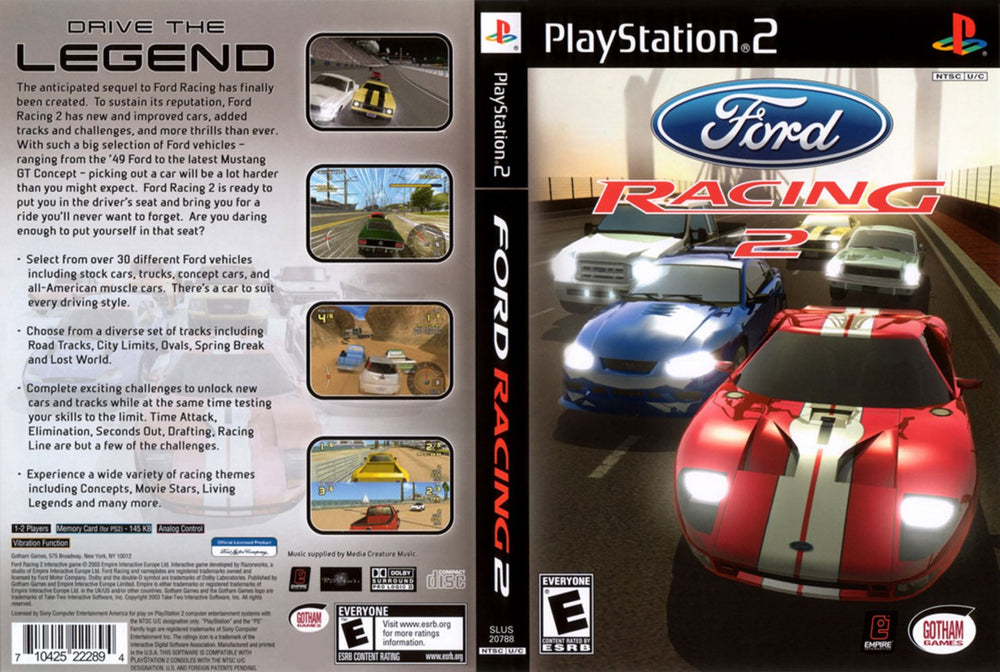Playstation 2 - Ford Racing 2