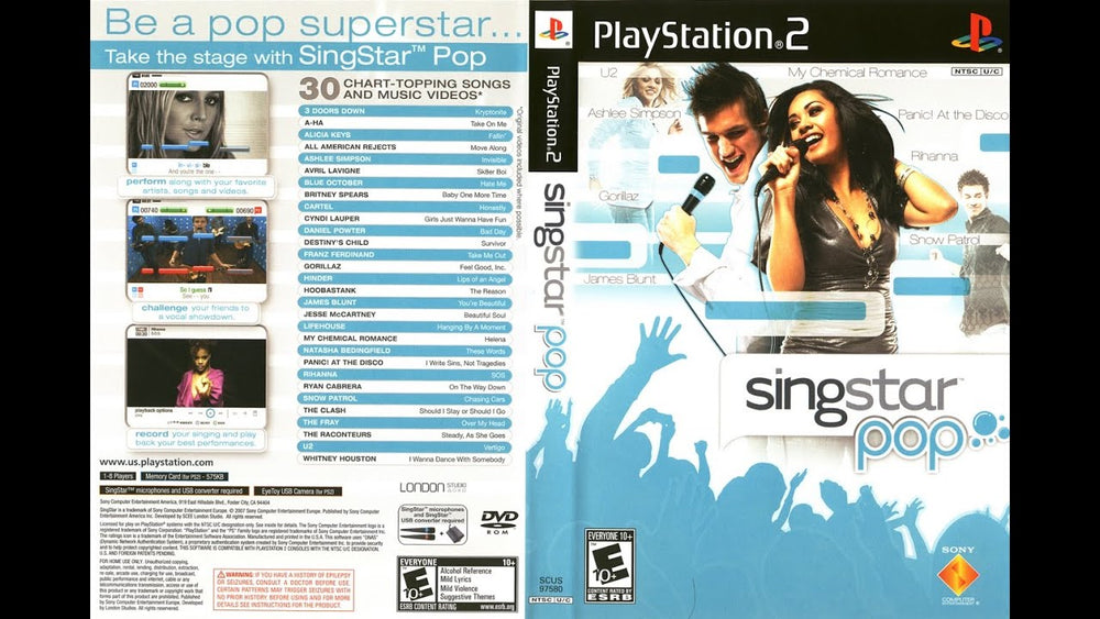 Playstation 2 - Singstar Pop