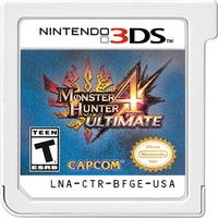 3DS - Monster Hunter 4 Ultimate {LOOSE} {PRICE DROP}
