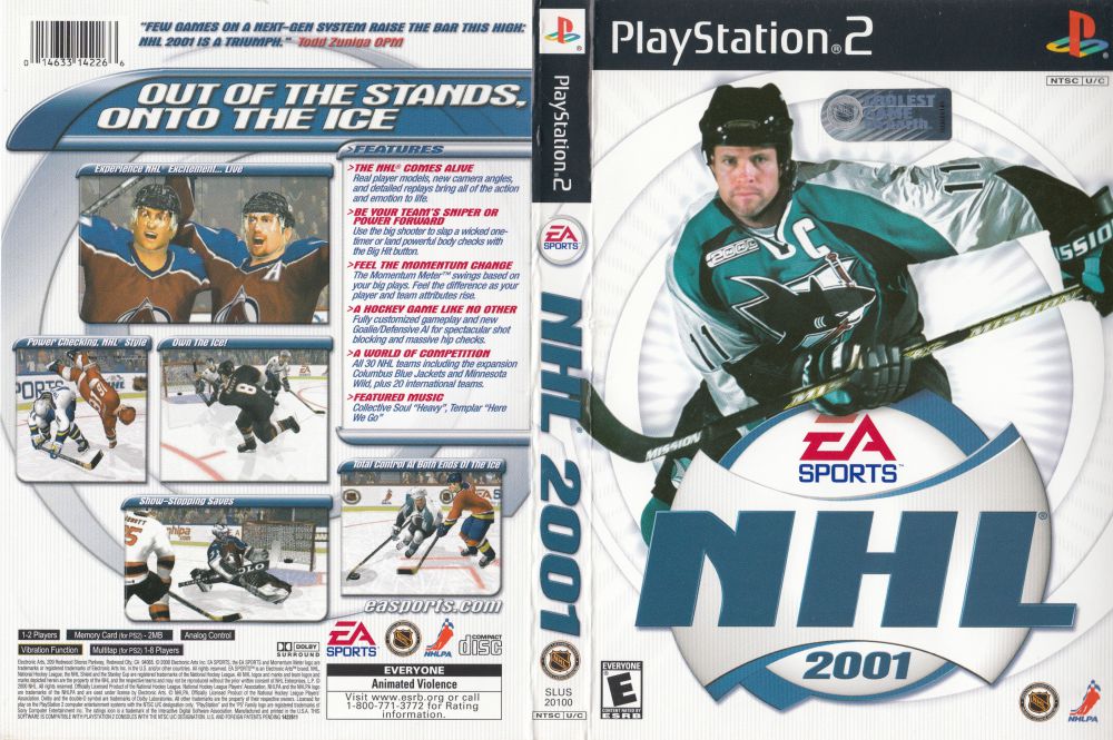 Playstation 2 - NHL 2001 [CIB]