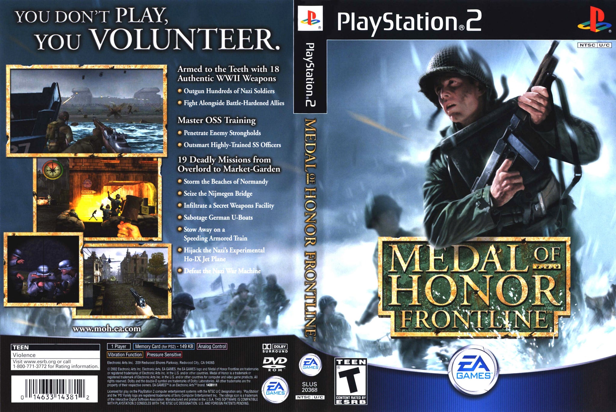 Jogo Medal Of Honor Frontline PS2 Usado - Meu Game Favorito