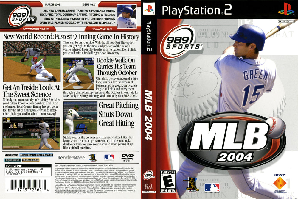 Playstation 2 - MLB 2004