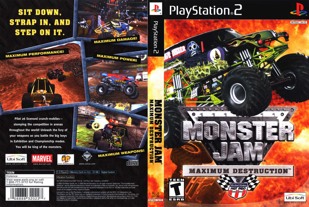 Playstation 2 - Monster Jam Maximum Destruction [CIB]