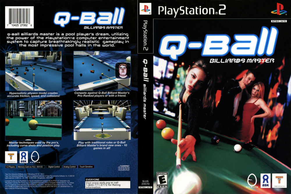 Playstation 2 - Qball Billiards Master