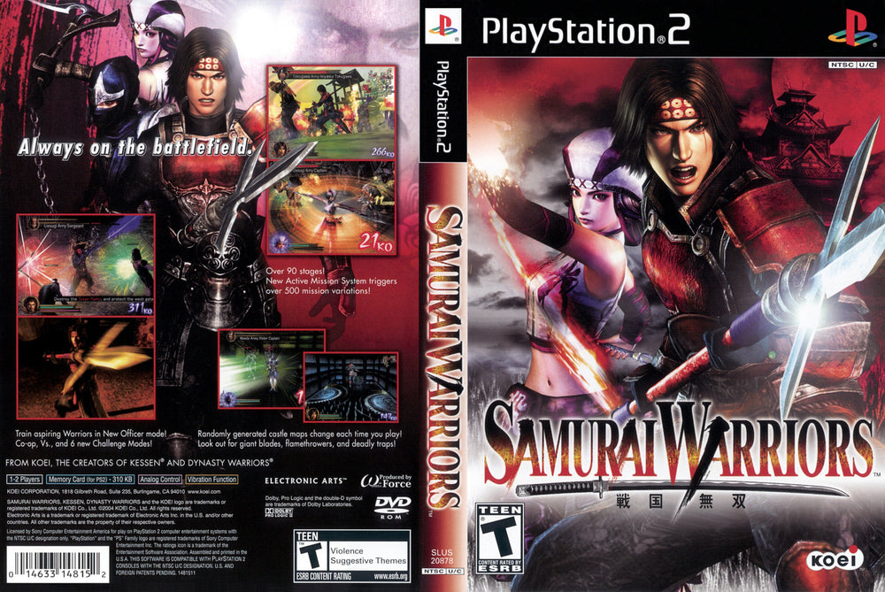 Playstation 2 - Samurai Warriors [CIB]