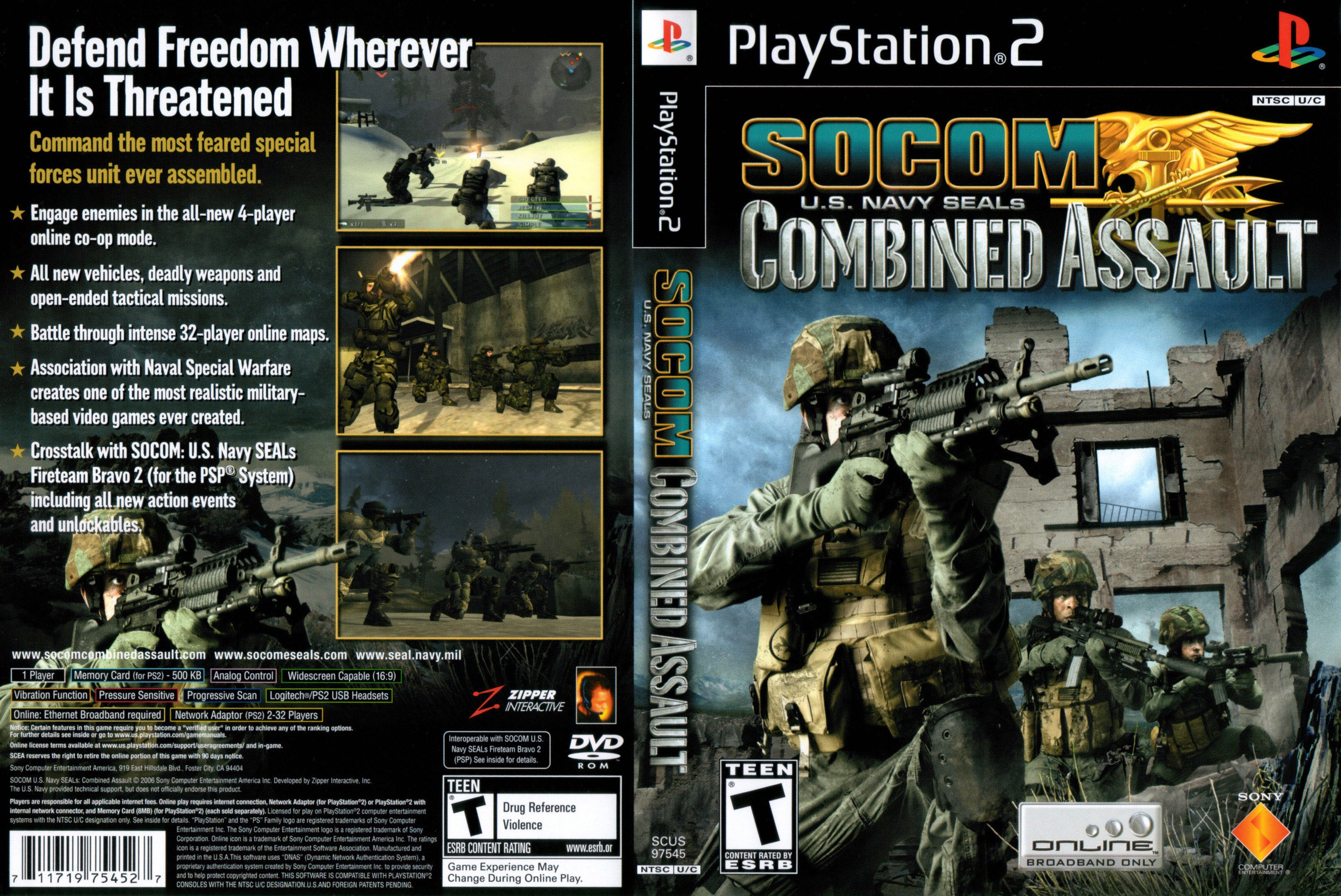SOCOM US Navy Seals Combined Assault | Tri-Force Jeux Vidéo SOCOM US Navy Seals Combined Assault | Tri-Force Jeux Vidéo
