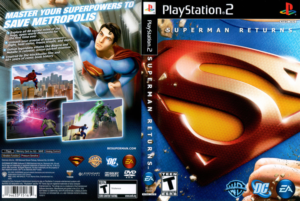 Playstation 2 - Superman Returns {CIB}