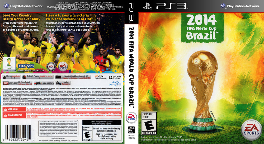 Playstation 3 - 2014 FIFA World Cup Brazil