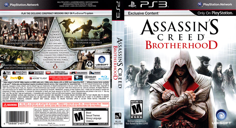 Playstation 3 - Assassin's Creed Brotherhood