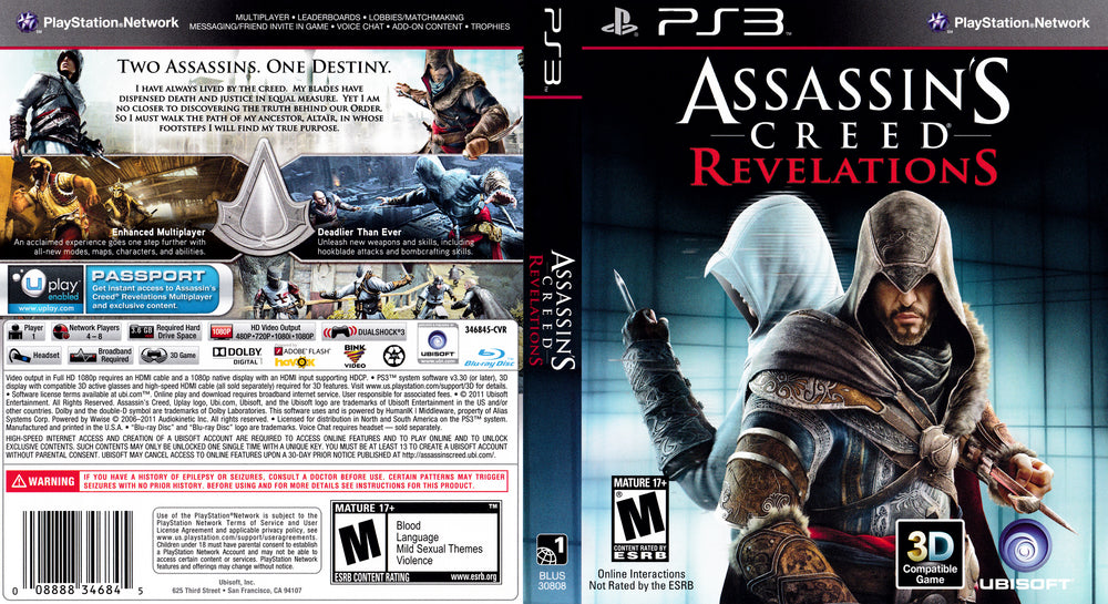 Playstation 3 - Assassin's Creed Revelations