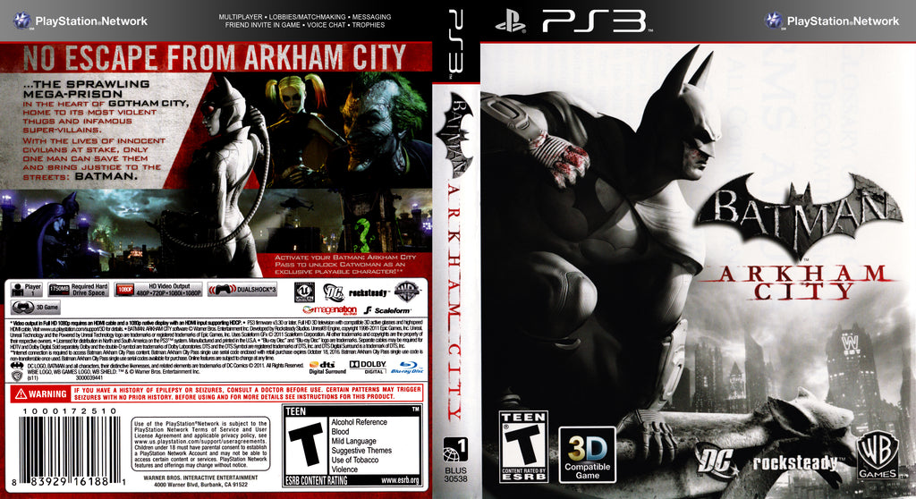 Batman Arkham City - édition jeu de l'année Batman Arkham City - édition jeu de l'année