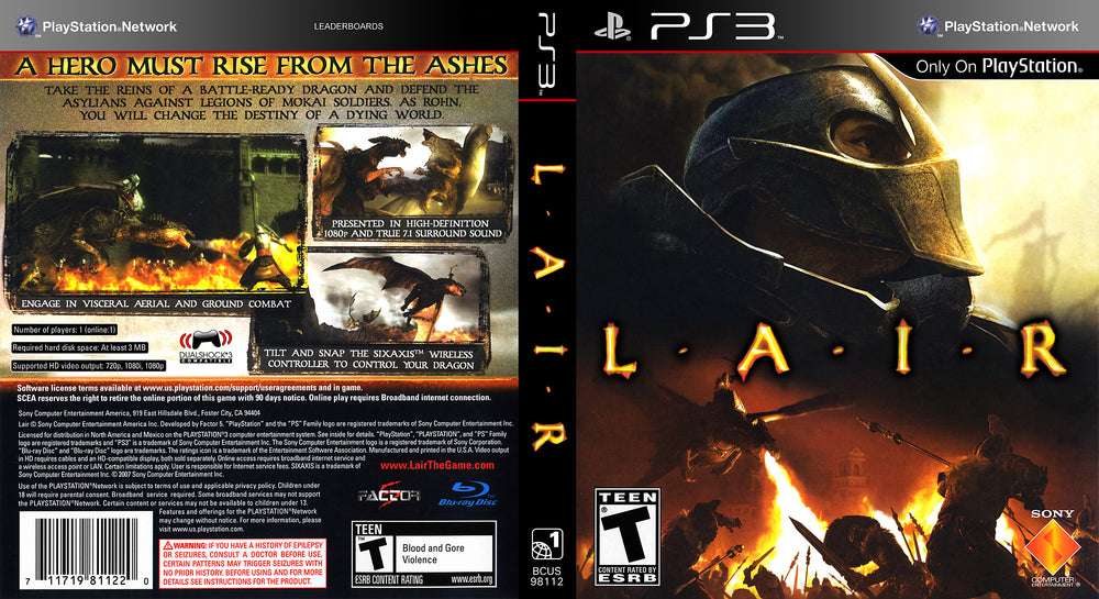 Playstation 3 - Lair {CIB}