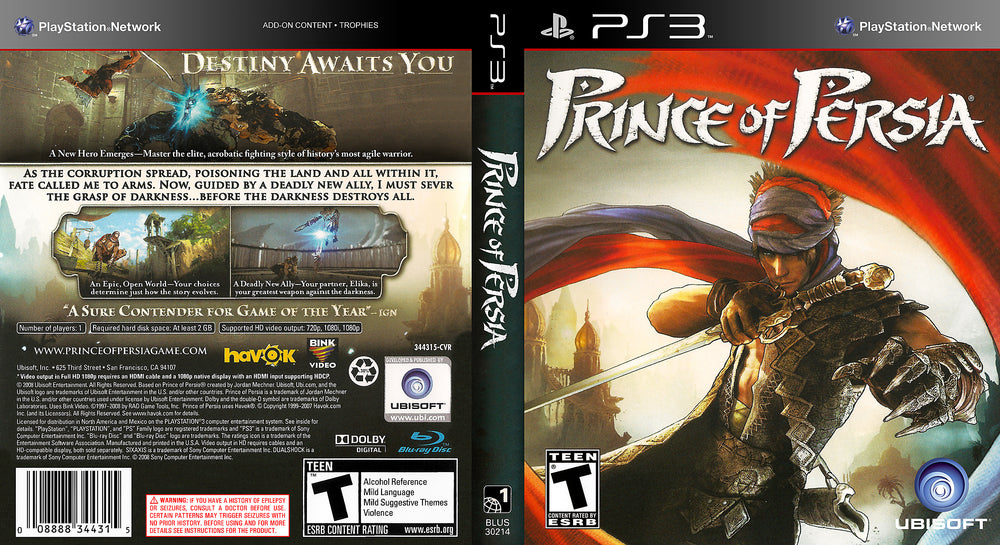 Playstation 3 - Prince of Persia {CIB}