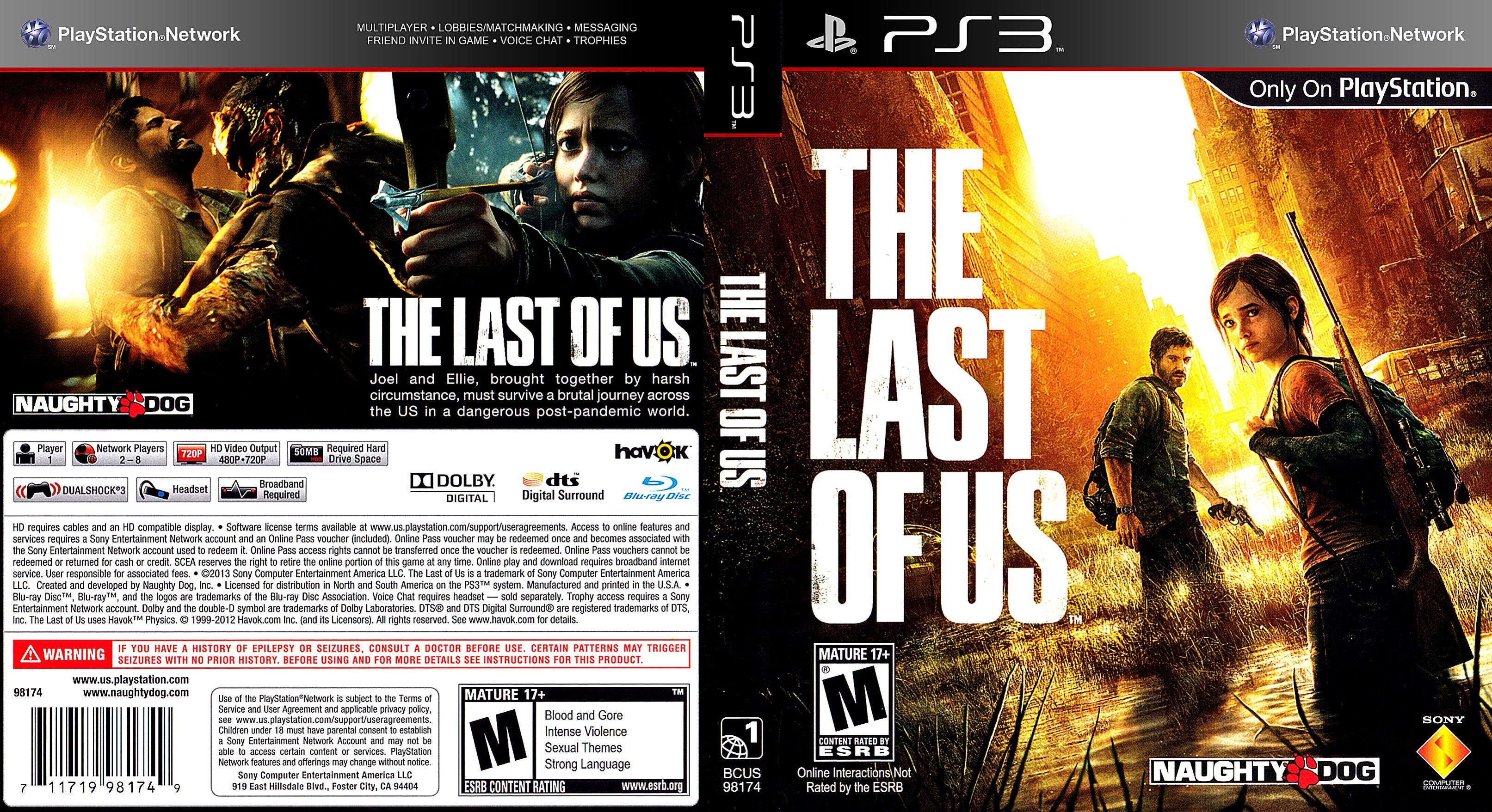 Lac bleu - Autocollant The Last of Us en vinyle pour contrôleur de Lac bleu - Autocollant The Last of Us en vinyle pour contrôleur de