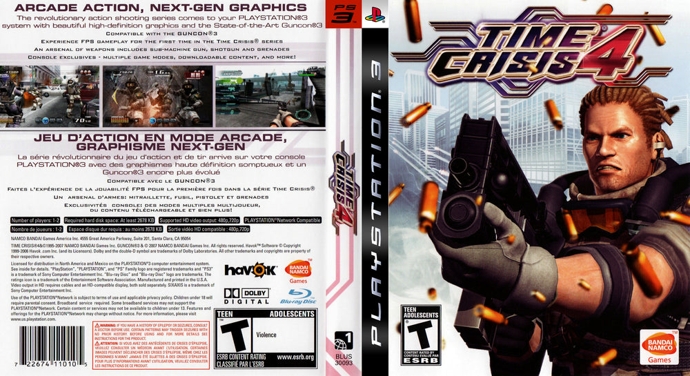Playstation 3 - Time Crisis 4 {CIB}