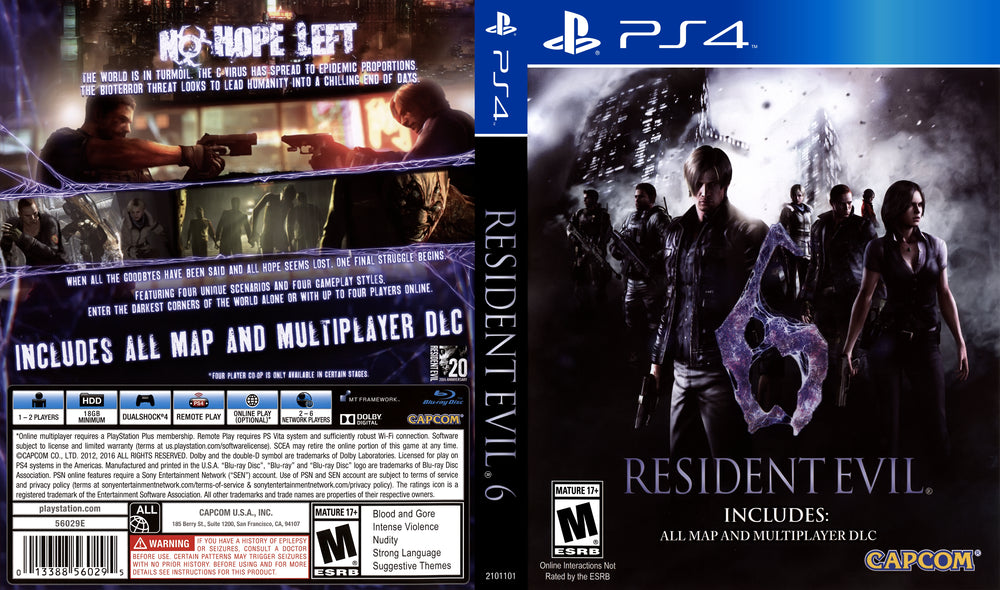 PS4 - RESIDENT EVIL 6