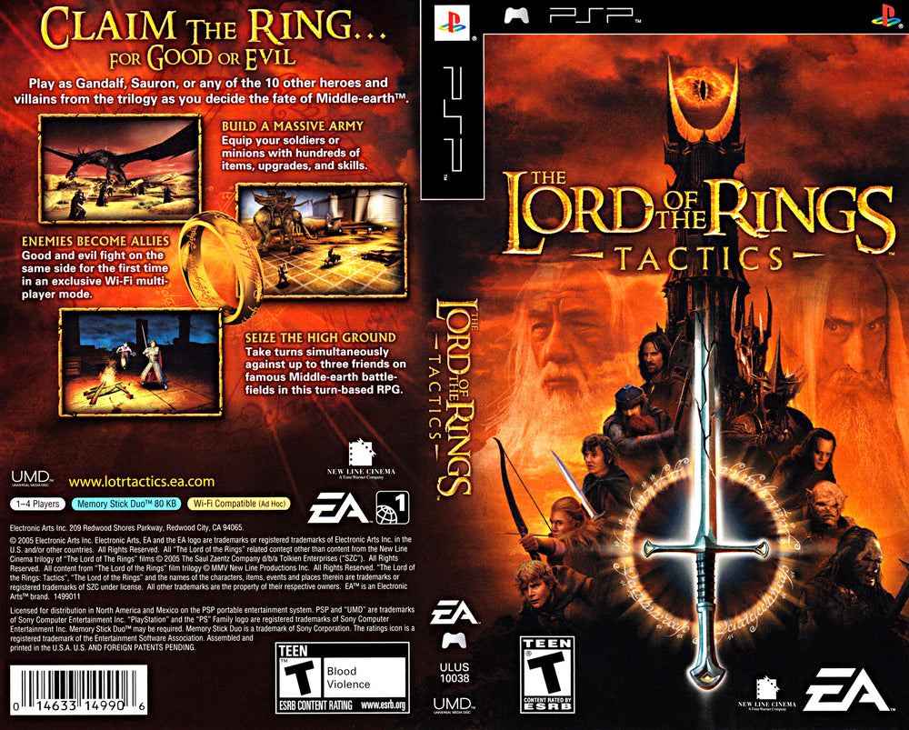 PSP - Lord of the Rings Tactics {CIB}