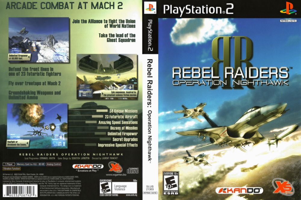 Playstation 2 - Rebel Raiders Operation Nighthawk