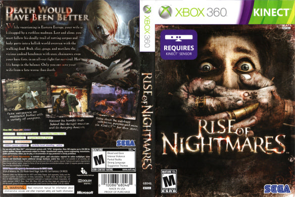 Xbox 360 - Rise of Nightmares {CIB}