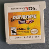 3DS - CUT THE ROPE: TRIPLE TREAT [CART ONLY]