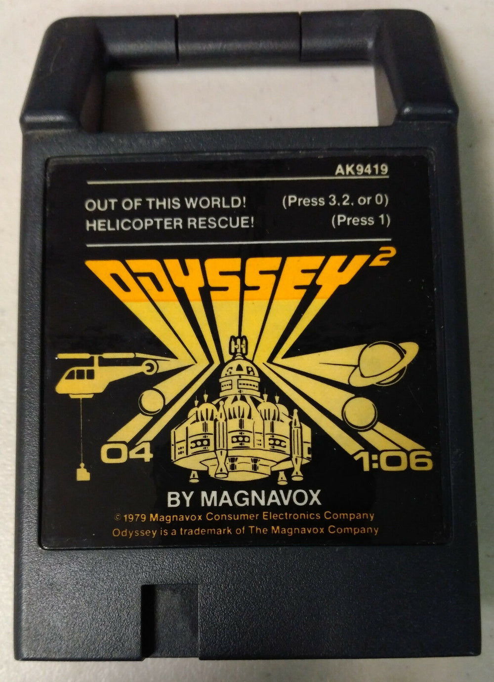 Magnavox Odyssey 2 - Out of this World/Helicopter Rescue