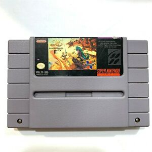 SNES - YS III: WANDERERS FROM YS [LOOSE] [SEE PHOTO]