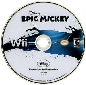 Wii - Disney Epic Mickey {LOOSE}