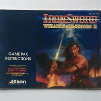 NES Manuals - Iron Sword Wizards & Warriors 2
