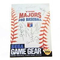 Game Gear Manuals - The Majors Pro Baseball