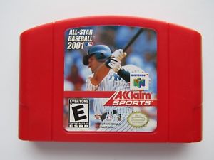 N64 - All Star Baseball 2001