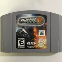 N64 - Asteroids Hyper 64 {STICKER ON BACK OF CART}