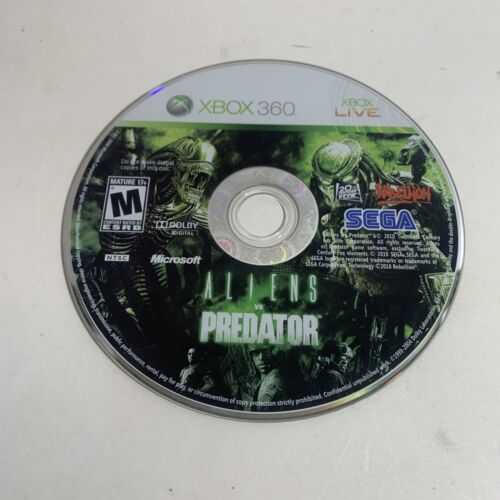 Xbox 360 - Aliens vs. Predator {DISC ONLY}