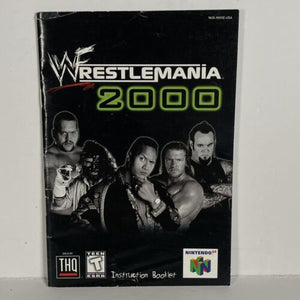 N64 Manuals - Wrestlemania 2000