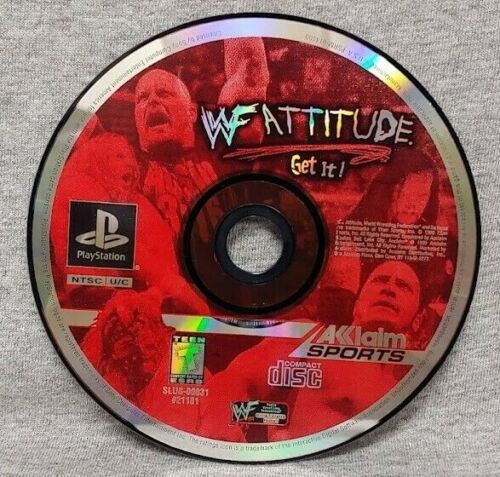 PLAYSTATION - WWF Attitude {DISC AND MANUAL}