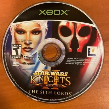 XBOX - Star Wars Knights of the Old Republic 2 The Sith Lords {CIB}
