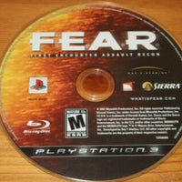 Playstation 3 - Fear {DISC ONLY}